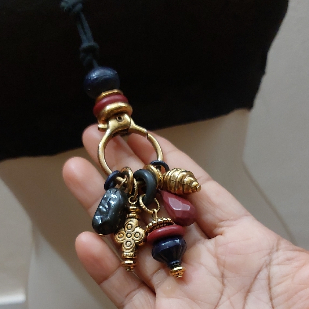 Boho Multi Charm Pendant Necklace